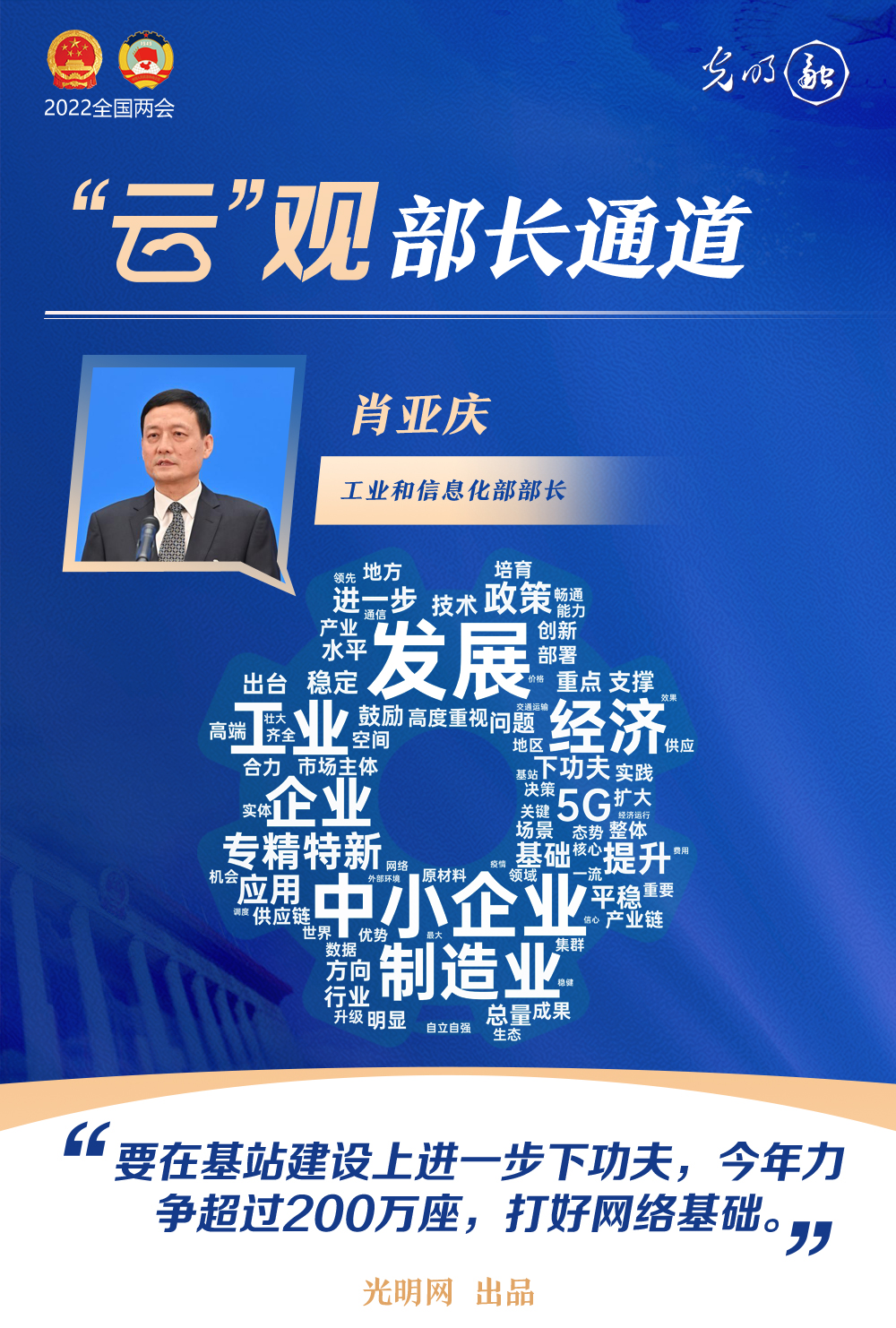 【“云”觀部長通道】一組詞云海報，帶你聆聽三位部長今年工作規(guī)劃