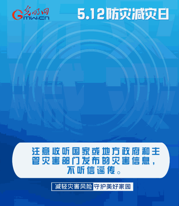 【動(dòng)態(tài)海報(bào)】減輕災(zāi)害風(fēng)險(xiǎn)，從這10個(gè)字開始