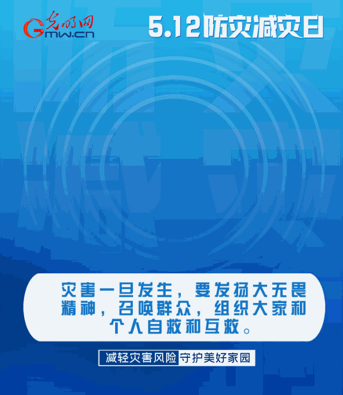 【動(dòng)態(tài)海報(bào)】減輕災(zāi)害風(fēng)險(xiǎn)，從這10個(gè)字開始