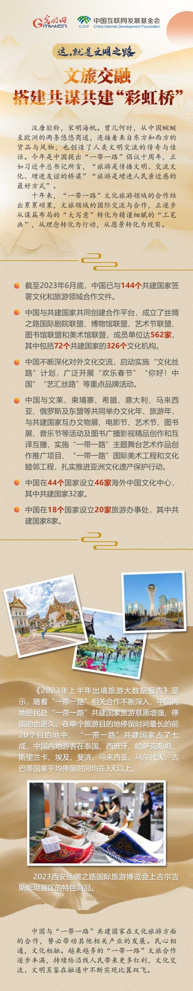 【大道共通】這，就是文明之路丨文旅交融 搭建共謀共建“彩虹橋”