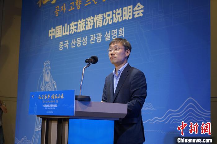 首爾市政府觀光體育局局長金英渙致辭?！⑿?攝