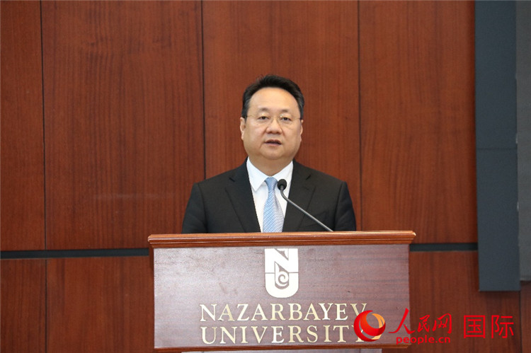 中共中央宣傳部副部長王綱致辭。人民網(wǎng)記者 李強攝