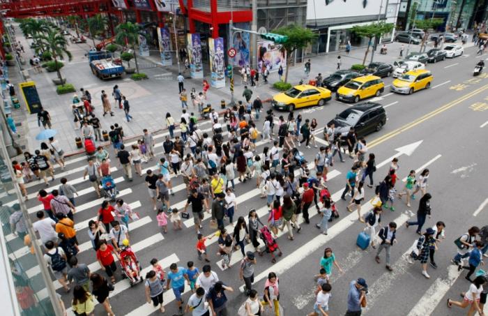 圖為信義商圈。圖片來源：臺灣“中時新聞網(wǎng)”。