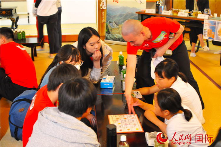 中日青少年聯(lián)歡交流會(huì)現(xiàn)場(chǎng)。人民網(wǎng) 蔣曉辰攝
