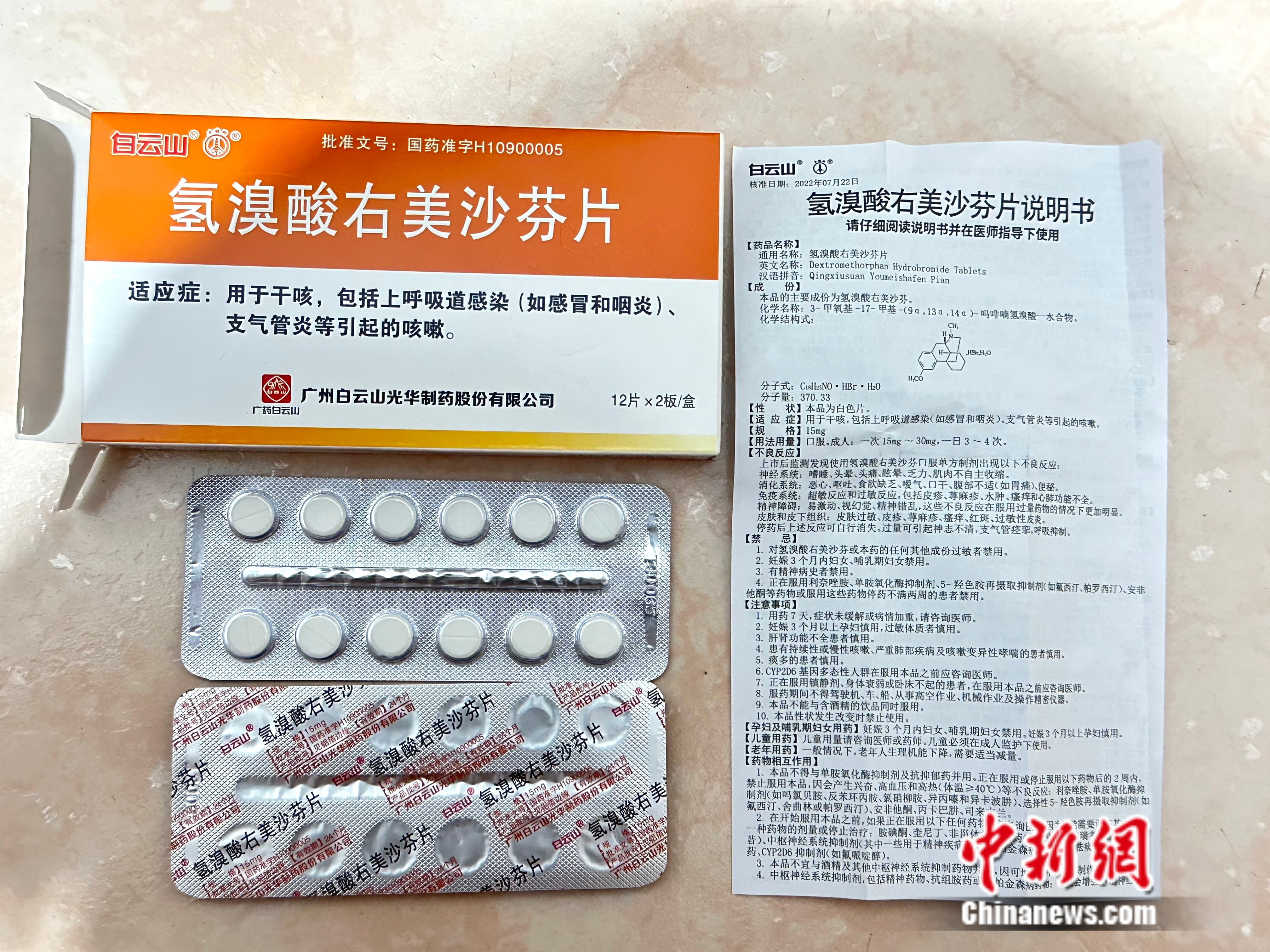 右美沙芬。受訪者供圖