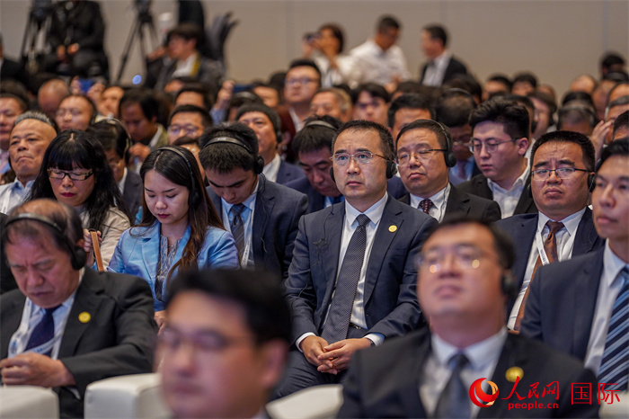 2023中國（浙江）—泰國合作交流會現(xiàn)場。普拉維攝