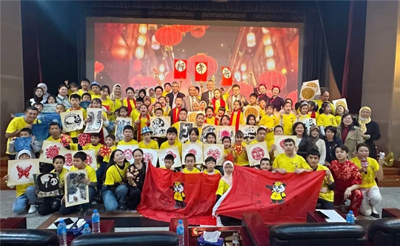 圖為2023“中華文化大樂(lè)園—埃及開(kāi)羅營(yíng)”閉幕式活動(dòng)現(xiàn)場(chǎng)。主辦方供圖