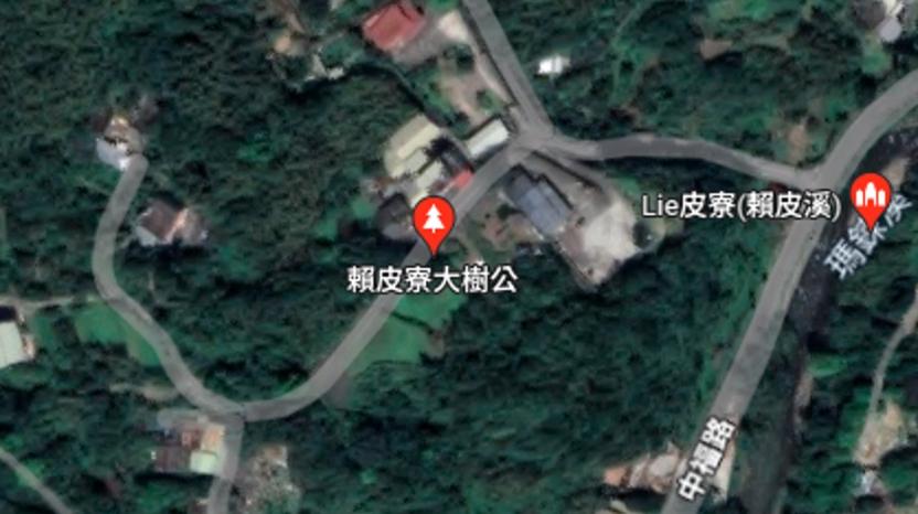 谷歌地圖截圖。圖片來源：臺灣《中國時報》