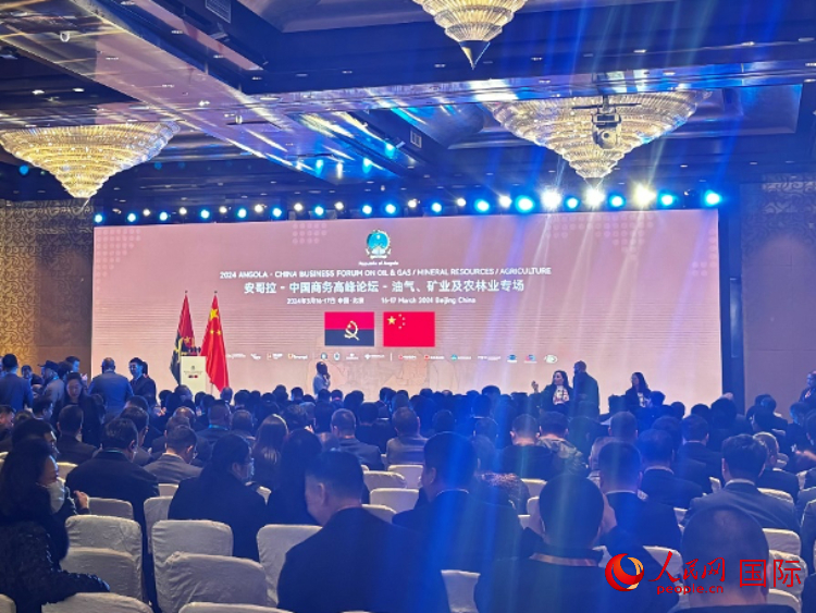 2024安哥拉—中國商務(wù)高峰論壇現(xiàn)場。人民網(wǎng)記者 張榮攝