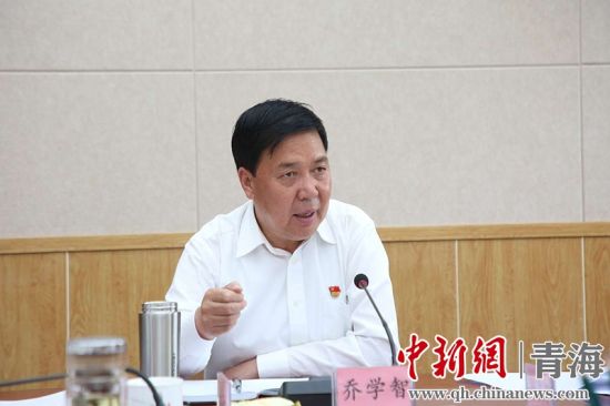 圖為黃南州州長喬學智講話。黃宣攝