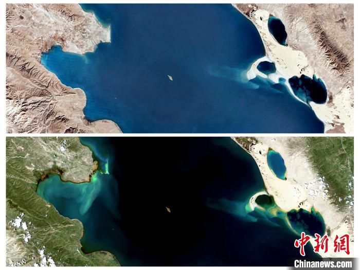衛(wèi)星鳥瞰“生態(tài)大省”青海：沙化治理明顯，青海湖如藍(lán)寶石