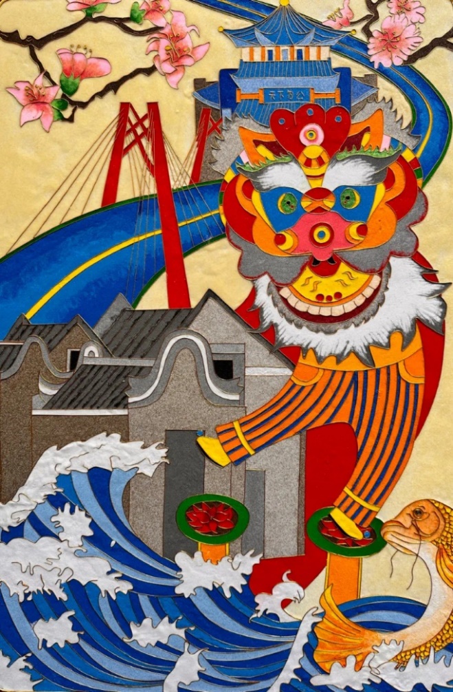 中小學(xué)生創(chuàng)新創(chuàng)意設(shè)計成果首次登上文博會。參展觀眾供圖