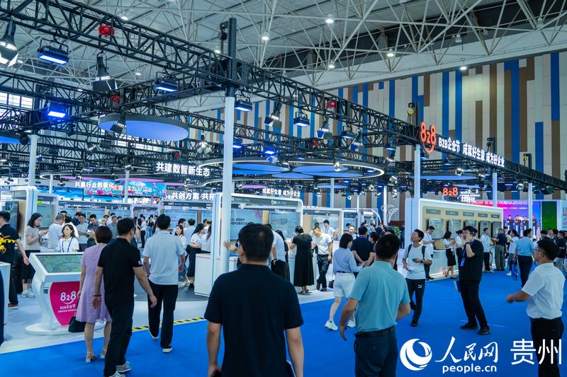 2、2024數(shù)博會(huì)共吸引400余家展商參展。人民網(wǎng) 陽(yáng)茜攝.jpg