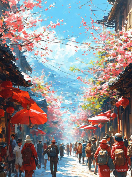 【巳巳如意萬象新】漫評丨紅紅火火中國年，照見新年新圖景