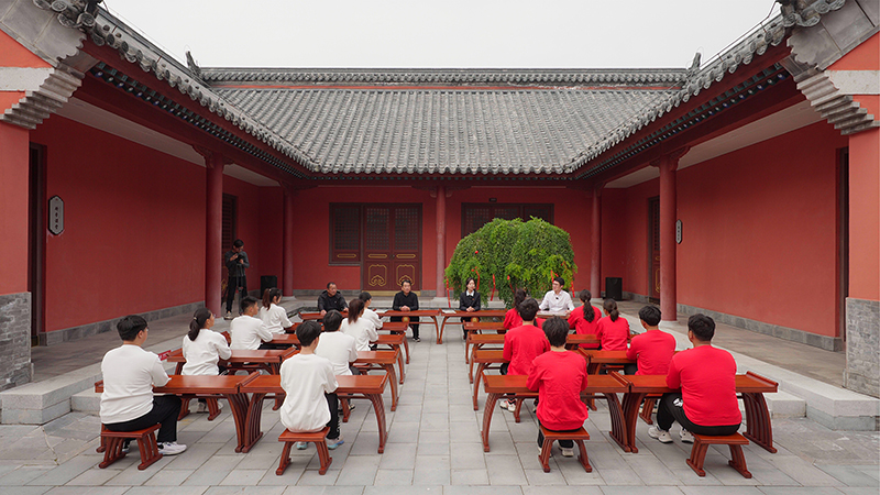 “一塊豆腐話清廉”思政課。滁州市委網(wǎng)信辦供圖