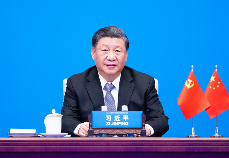 2023年3月15日，習(xí)近平主席在北京出席中國共產(chǎn)黨與世界政黨高層對(duì)話會(huì)，并發(fā)表題為《攜手同行現(xiàn)代化之路》的主旨講話。