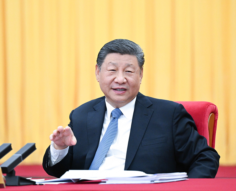 2025年3月6日，習(xí)近平總書記看望參加全國政協(xié)十四屆三次會議的民盟、民進、教育界委員，并參加聯(lián)組會。
