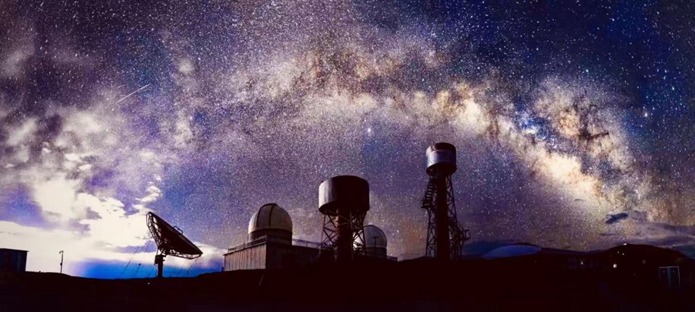 阿里暗夜星空。貢覺群培攝