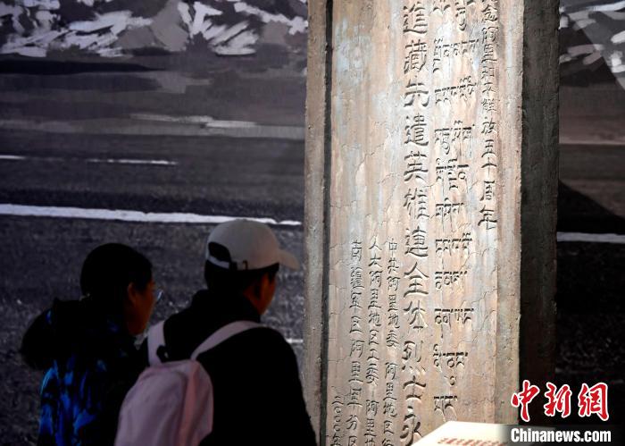 圖為5月18日，觀眾正在欣賞展覽。　李林 攝