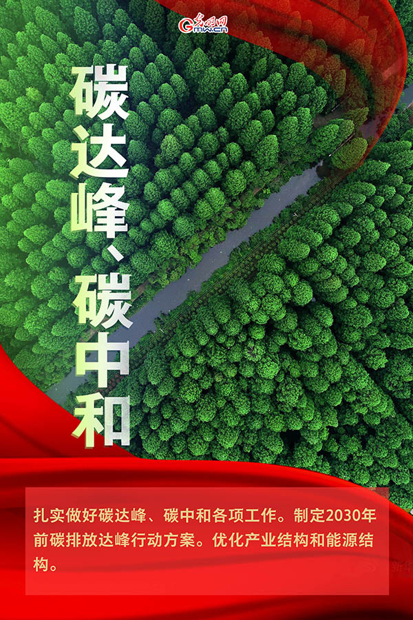 海報(bào)| 2021年政府工作報(bào)告，提到這些生態(tài)環(huán)保關(guān)鍵詞